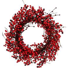 Artificial Plants 28" Berry Wreath 28" H x 28" W x 4" D Artificial Plant