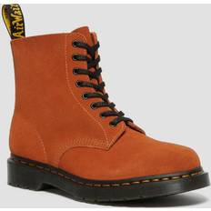 Naranja Botas de Encaje Dr. Martens 1460 Pascal Suede Lace Up Boots - Brown