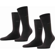Basic Easy 2-pack Strumpor - Svart/Vit
