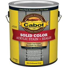 Paint Cabot 1 Gallon Solid Color Acrylic Stain Pack of 4 Gray