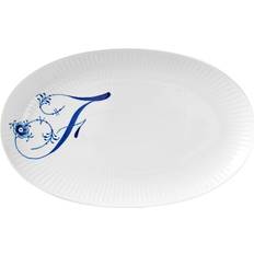 Oval Assietter Royal Copenhagen Alfabet F Oval Assiett 23.5cm