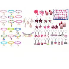 Barbie Advent Calendars Barbie Jaoyeh Barbie Jewellery Christmas Advent Calendar Pink 34 x 24 x 2.5cm