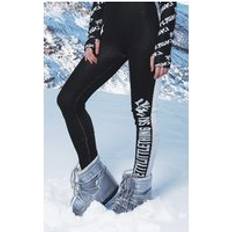PrettyLittleThing MOON BOOT Silver Low Glance - Grey