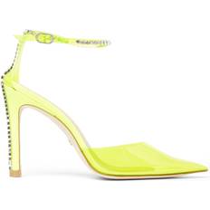 Stuart Weitzman Glam 100 Strap Pump - Neongelb