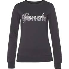 Bench Overdele Bench BENCH Sweatshirt Grau Regular Fit Damen