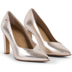 Skor Stinaa.J Jacqueline Leather 9 cm Pumps - Gold