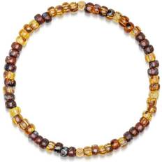 Nialaya Japanese Miyuki Beaded Bracelet - Men - Gold Plated Steel