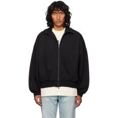 Fear of God Outerwear Fear of God Black Cotton Wool High Neck Jacket