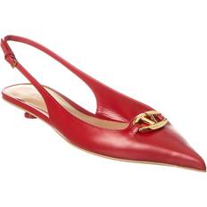 Valentino Heels & Pumps Valentino Vlogo Signature Leather Slingback Pump