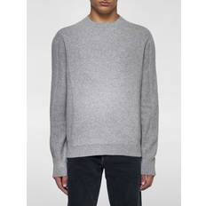Zegna Mid Grey Wool Cashmere Crew Neck Sweater - Gray