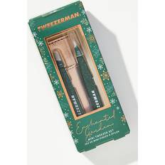 Green Tweezers Tweezerman Enchanted Garden Mini Tweezer Set - Eyebrow