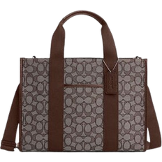 Coach Smith Tote Bag In Signature Jacquard - Non Leather/Silver/Oak/Maple