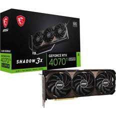 GeForce RTX 4070 Ti Super Grafikkort MSI GeForce RTX 4070 Ti Super Shadow 3X OC HDMI 3xDP 16GB