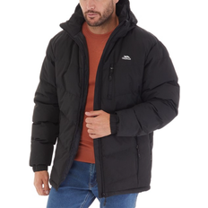 Trespass Men's Farsley Padded Hooded Waterproof Jacket - Black