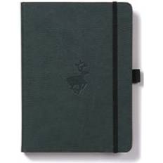 Dingbats A5+ Wildlife Green Deer Notebook