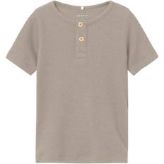 Långa ärmar T-shirts Name It T-Shirt - Pure Cashmere