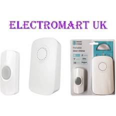 Uni-Com Smart Portable Wireless Cordless Door Bell Chime 100m