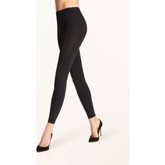 Schwarz Strumpfhosen Falke Pure Matt 100 DEN Leggings - Black