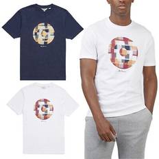 Ben Sherman T-shirts Ben Sherman 0068 Mens Target Logo Tee - White