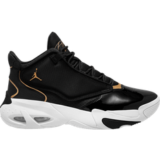 Jordan Max Aura 4 Basketball Shoes - Black/Gold/White