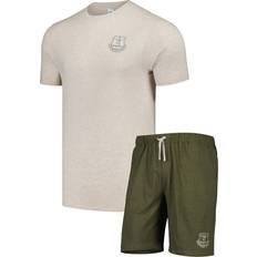 4XL Vêtements de nuit Everton Short Pyjamas - Beige/Khaki - Mens