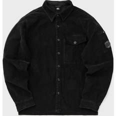 C.P. Company Men Shirts C.P. Company Corduroy Lens Buttoned Shirt - Black