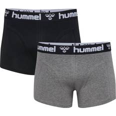 Hummel Herr Kalsonger Hummel Boxershorts Herren 2773 - Dark Grey Melange/Black