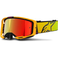 Alpinestars Crosshjelme Motorcykelhjelme Alpinestars Crossbriller Vision 8 Corp - Gul/Pink/Mirror Red