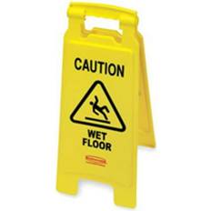 Rubbermaid Wet Floor Sign 11in. x 25in - Open Yellow