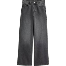 H&M Wide Ultra High Jeans - Dark Grey