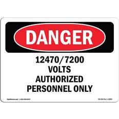 Office Supplies SignMission OSHA Danger Sign 12 x 18 in.