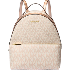 Bags Michael Kors Sheila Medium Two Tone Signature Logo Backpack - Rose Gold