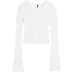 H&M Ribbed Sweater - White