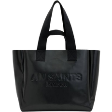 AllSaints Izzy Embossed Logo Tote Bag - Black