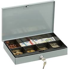 Security Relaxdays Flat Metal Money Case with 2 Keys