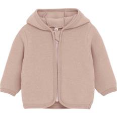 Ears Wool Fleece Jacket - Mahogany Rose