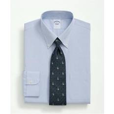 Brooks Brothers Supima Cotton Poplin Polo Button-Down Dress Shirt - Light Blue