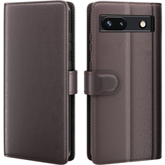 Pixel 7a cover A-One Brand Pixel 7A Plånboksfodral Äkta Läder Cow