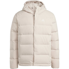 Adidas Helionic Hooded Down Jacket - Wonder Beige