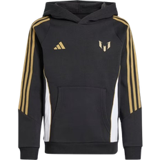 Adidas Junior Messi Hooded Sweatshirt - Black