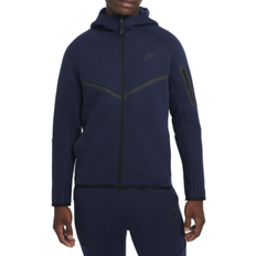 Mens nike black hoodie NIKE Tech Men's Full Zip Windrunner Hoodie - Obsidian/Black