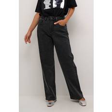 Dame - Multifarvet Jeans Cream Audrey Fit Bukser 10613011 Crtrish Jeans - Washed Black Glitter