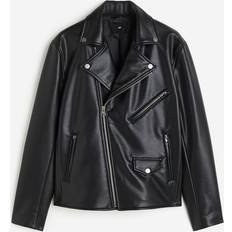 H&M Bikerjacka Regular Fit - Svart