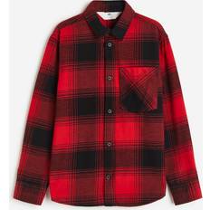 Cheap Shirts Children's Clothing H&M Boys Flannel Shirt - Red