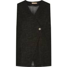 Marta Du Chateau Overtøj Marta Du Chateau Vest 86188 - Black