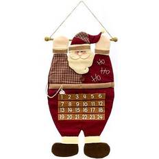 Advent Calendars Carousel Home Santa christmas advent calendar reusable 24 pocket advent calendar 70cm