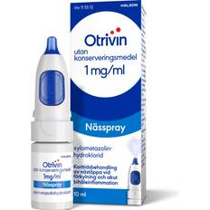 Otrivin utan Konserveringsmedel 1mg/ml 10ml Næsespray