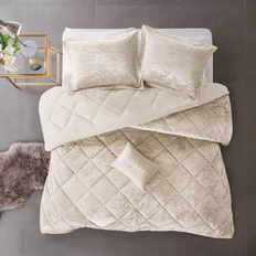 Intelligent Design Alyssa Bedspread Beige (228.6x228.6cm)