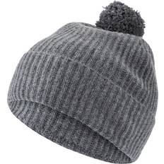 Falke Damen Accessoires Falke Cashmere Pom-Pom Beanie - Dark Grey