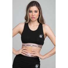 Ribbed Bras Siksilk Roseate Bralette - Black